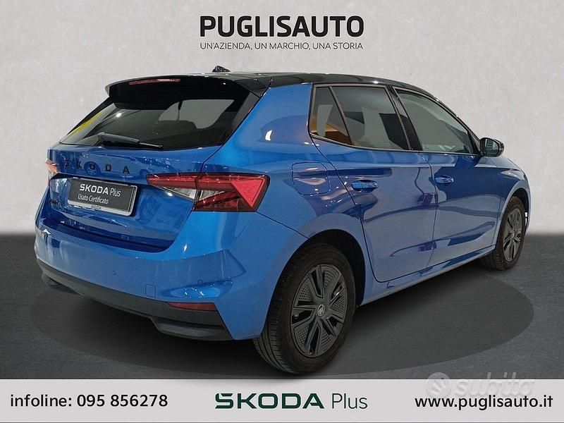 Usata Skoda Fabia 95 CV (69 kW) 2025 Blu Utilitaria