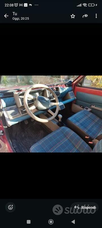 Usata Fiat Panda 39 CV (28 kW) 2000 Rosso Utilitaria