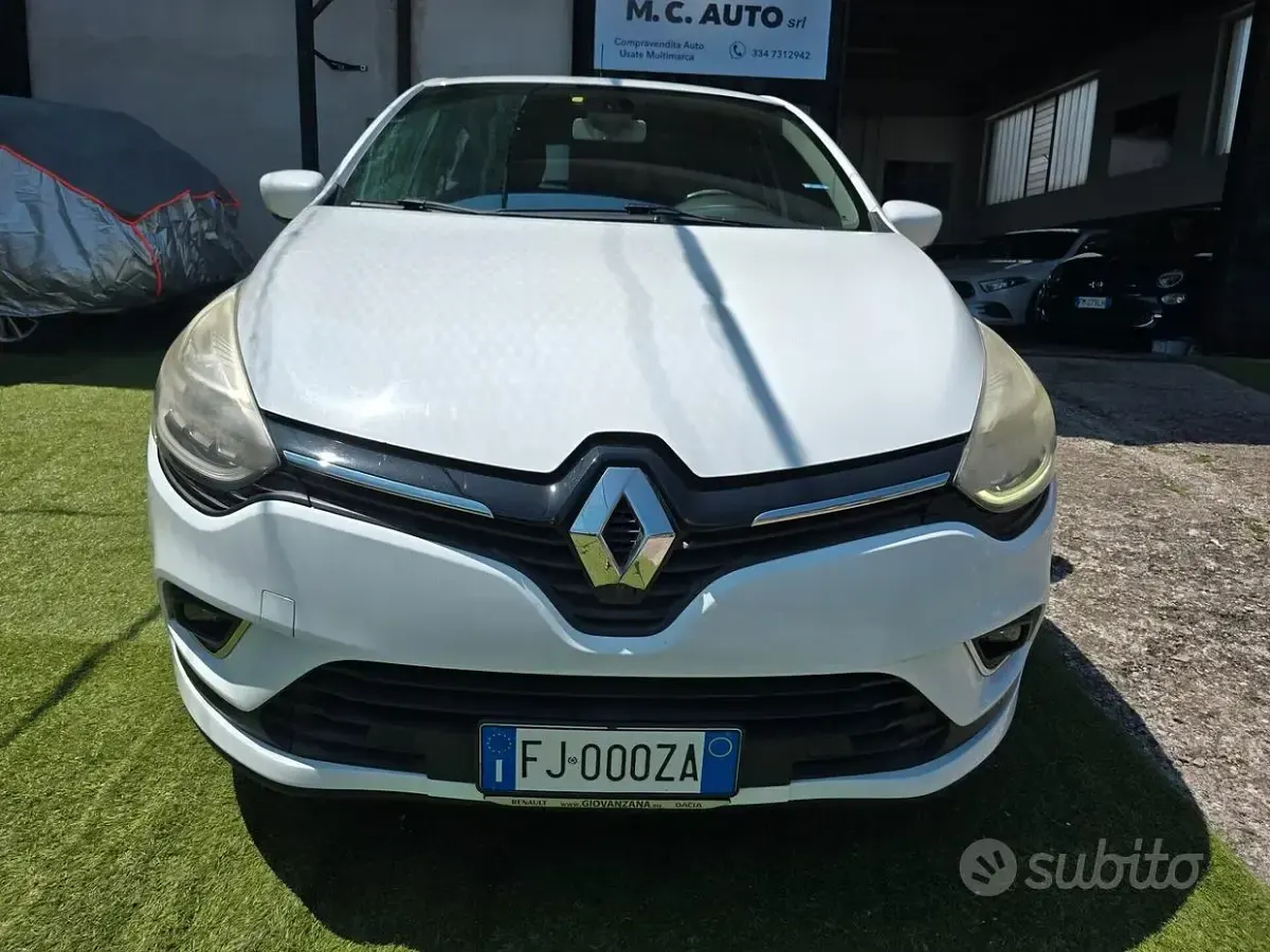 Usata Renault Clio IV 75 CV (55 kW) 2017 Bianco Berlina