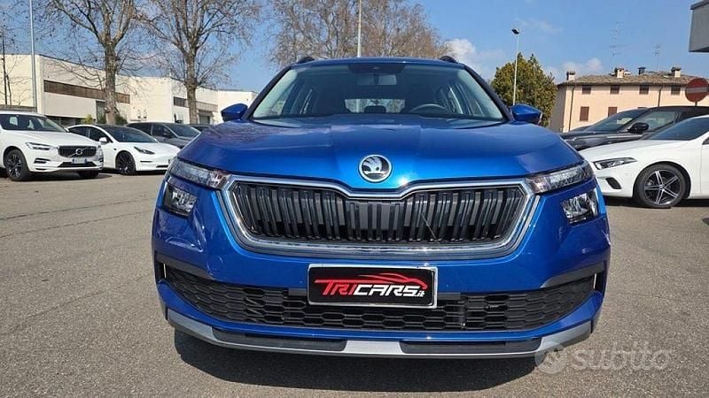Usata Skoda Kamiq Ambition 90 CV (66 kW) 2021 Blu SUV