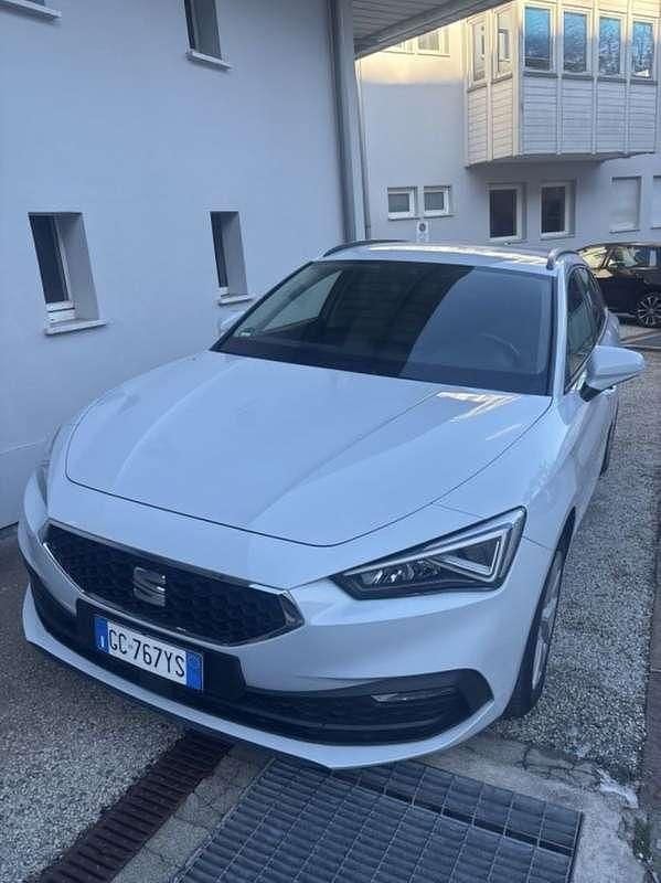 Usata Seat Leon 150 CV (110 kW) 2020 Bianco Station wagon