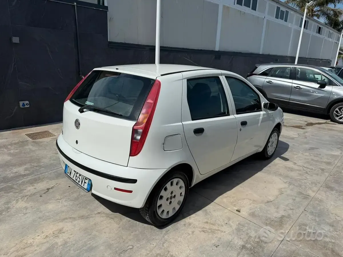 Usata Fiat Punto Active 60 CV (44 kW) 2009 Bianco Utilitaria