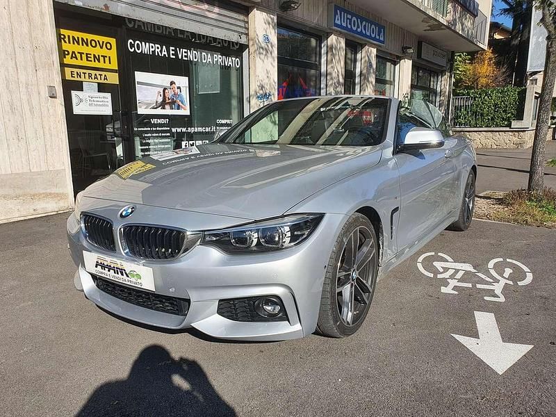 Usata BMW 420 Sport Line 190 CV (139 kW) 2019 Argento Cabrio
