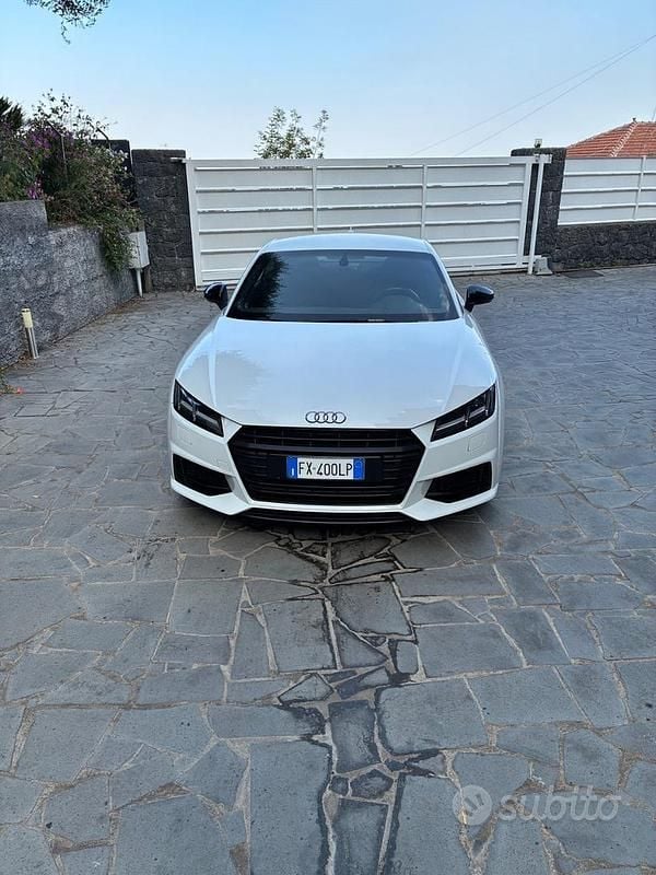 Usata Audi TT S-Line 180 CV (132 kW) 2018 Bianco Coupé