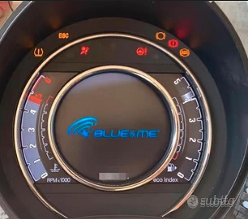 Usata Fiat 500 95 CV (69 kW) 2015 Blu Berlina