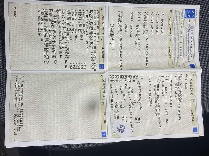 Usata Seat Ateca Business 110 CV (80 kW) 2023 SUV