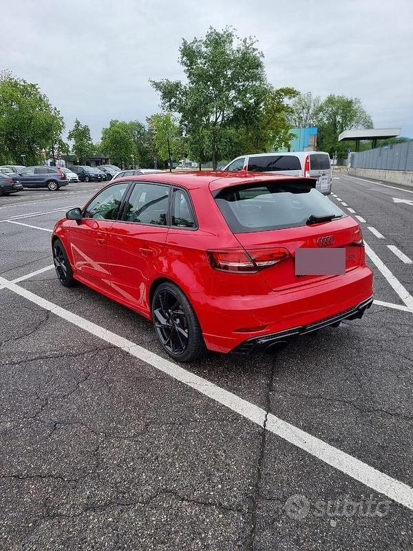 Usata Audi A3 Ambiente 150 CV (110 kW) 2017 Rosso Berlina