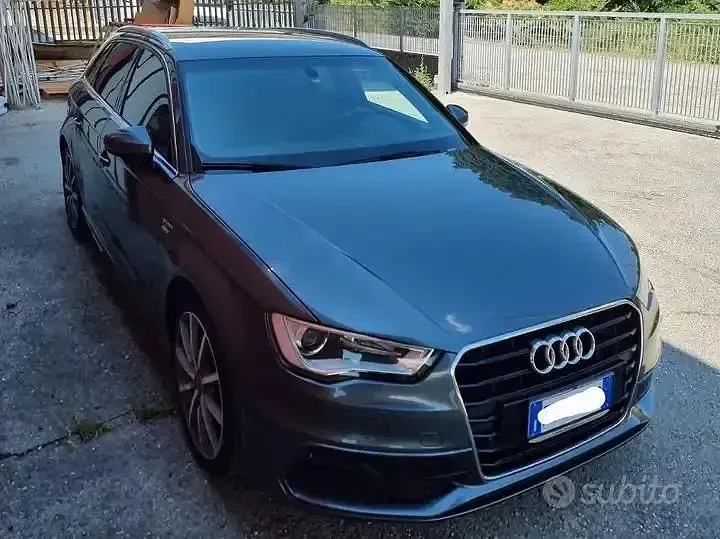 Usata Audi A3 S-Line 122 CV (89 kW) 2014 Grigio Berlina