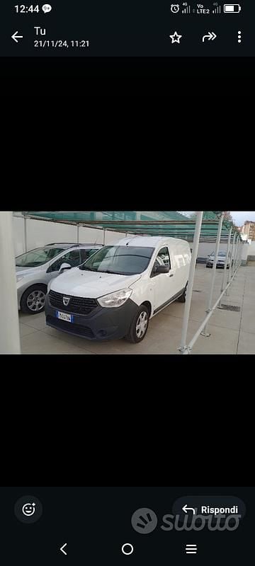 Usata Dacia Dokker 115 CV (84 kW) 2017 Bianco Monovolume