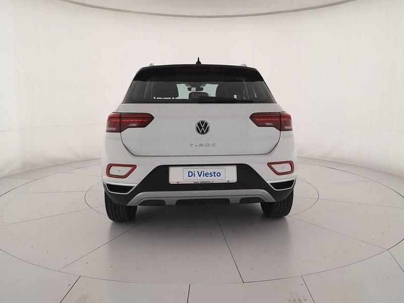 Usata VW T-Roc Style 116 CV (85 kW) 2024 Pure white nero SUV