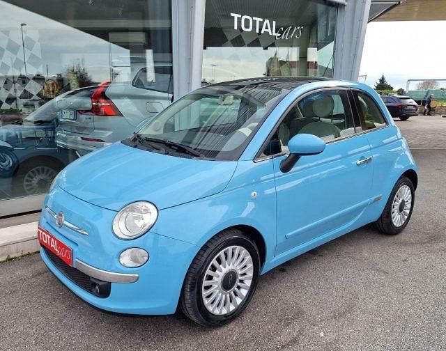 Usata Fiat 500 Lounge 84 CV (61 kW) 2010 Azzurro pastello Utilitaria