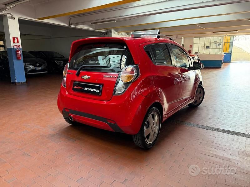Usata Chevrolet Spark 82 CV (60 kW) 2011 Rosso Utilitaria