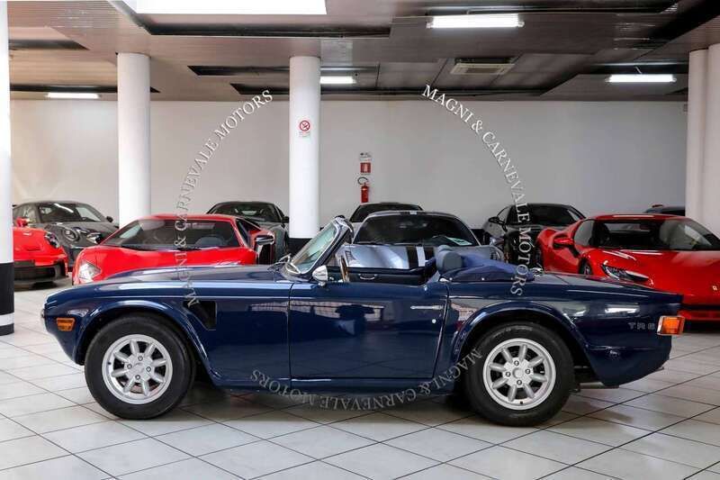 Usata Triumph TR6 200 CV (147 kW) 1976 Royal blue Cabrio
