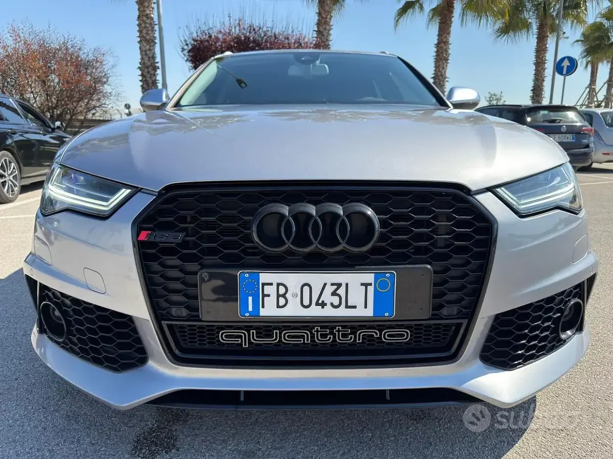 Usata Audi RS6 Performance 560 CV (411 kW) 2016 Grigio Station wagon