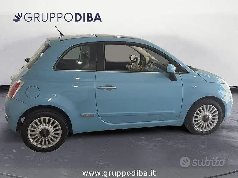 Usata Fiat 500 Lounge 86 CV (63 kW) 2011 Blu Berlina