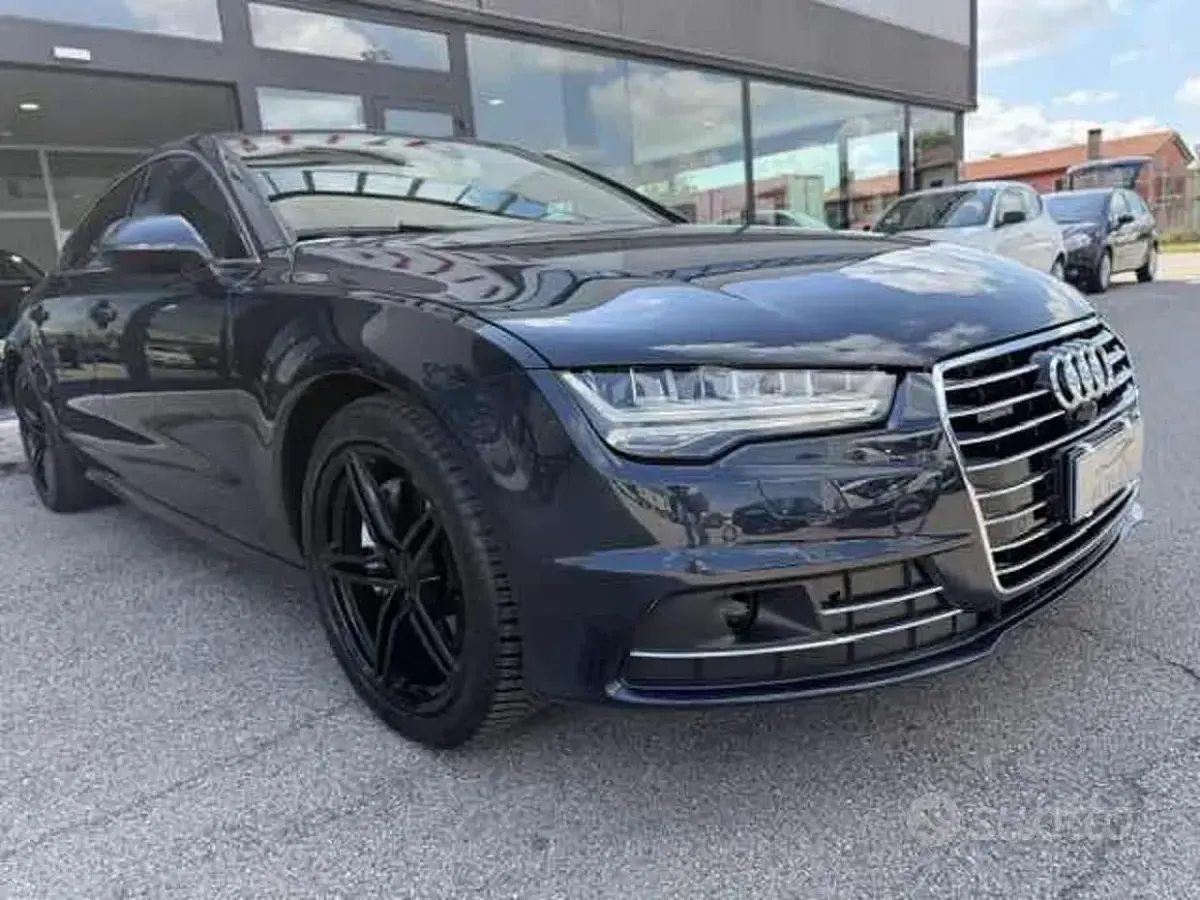 Usata Audi A7 Business Plus 272 CV (200 kW) 2017 Blu Utilitaria