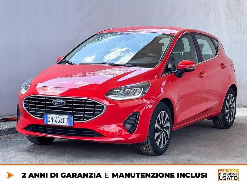 Usata Ford Fiesta Titanium 75 CV (55 kW) 2023 Rosso Utilitaria