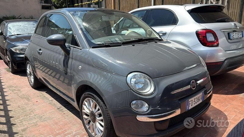 Usata Fiat 500 Lounge 95 CV (69 kW) 2014 Grigio Utilitaria