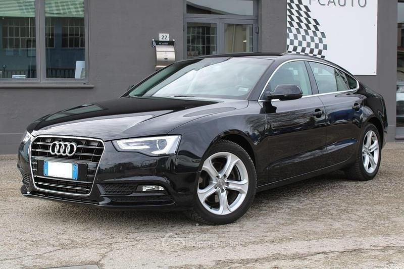Usata Audi A5 177 CV (130 kW) 2014 Nero Coupé