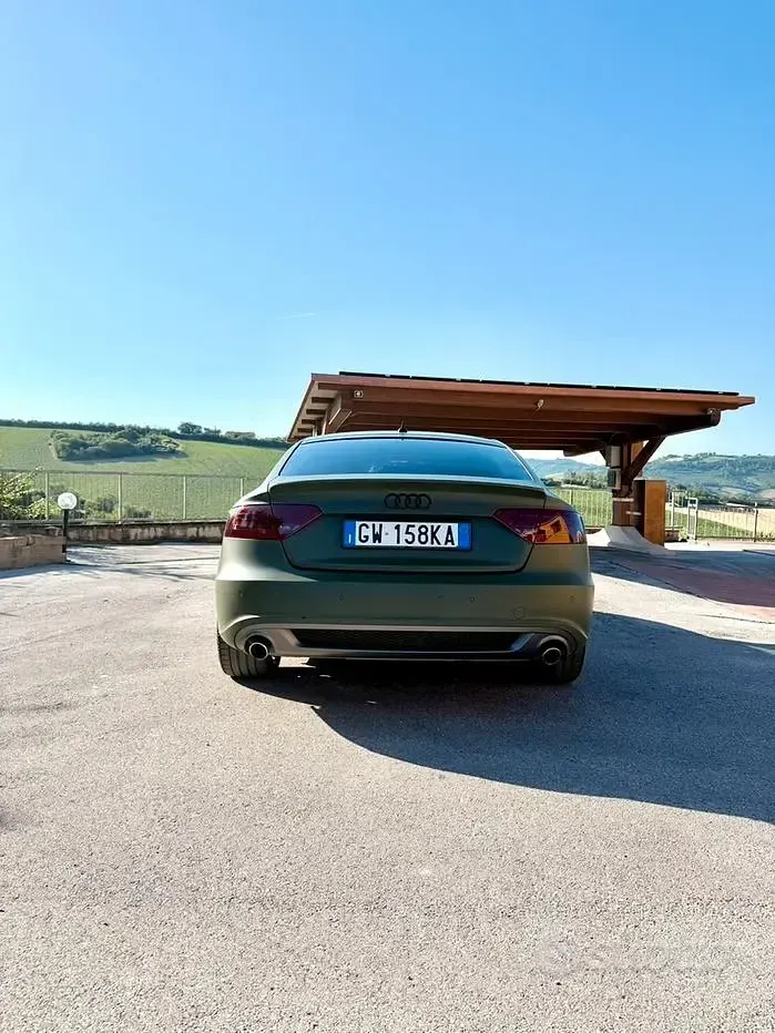 Usata Audi A5 S-Line 239 CV (175 kW) 2011 Verde Coupé