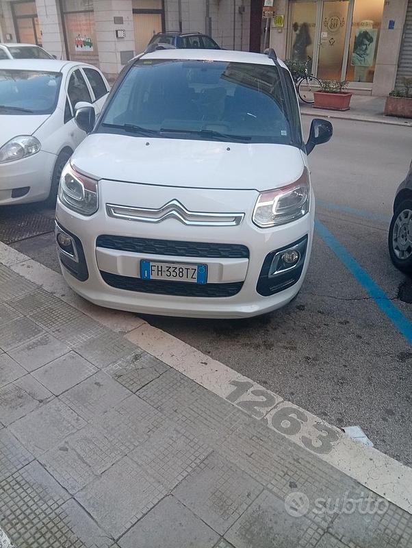 Usata Citroën C3 Picasso 2017 Bianco Monovolume