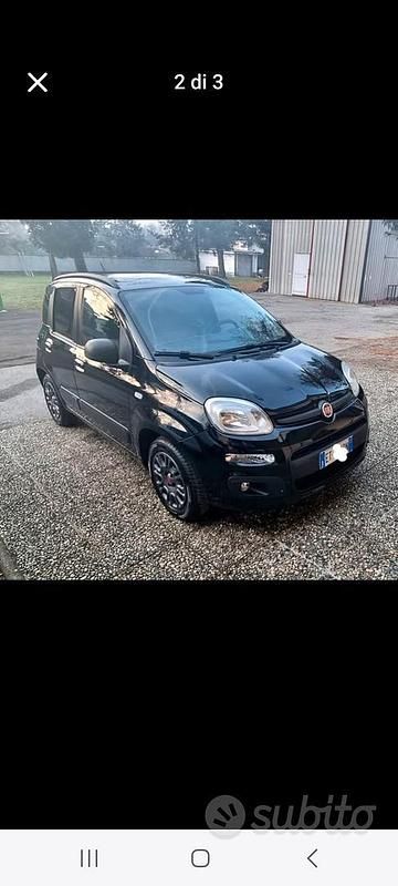 Usata Fiat Panda 2013 Nero Utilitaria