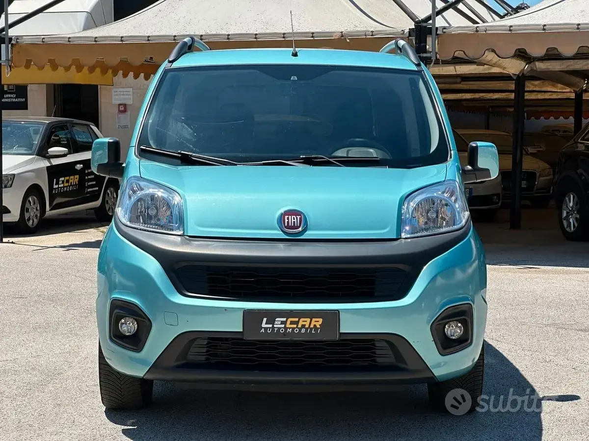Usata Fiat Qubo Lounge 70 CV (51 kW) 2016 Verde Monovolume