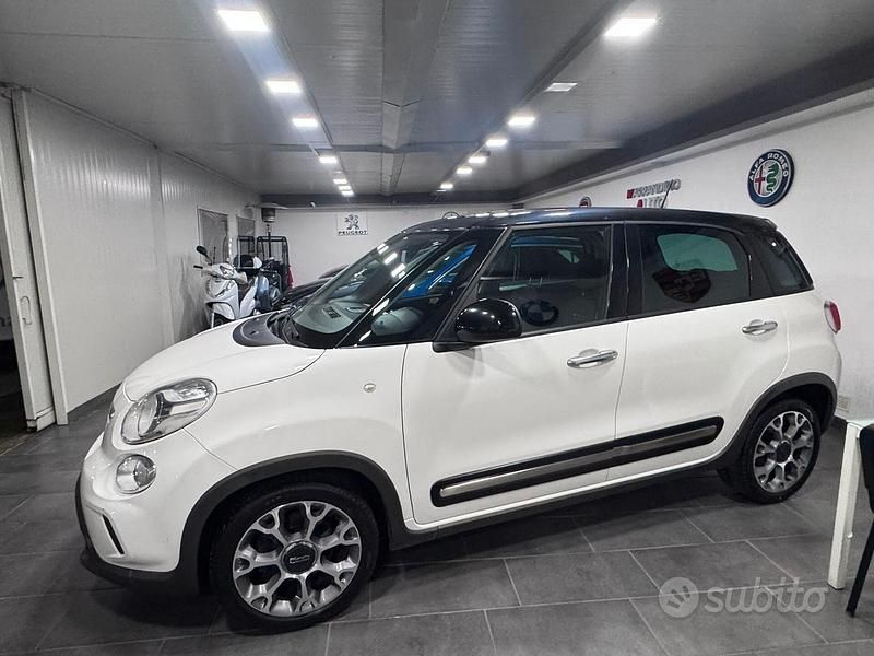 Usata Fiat 500L Trekking 105 CV (77 kW) 2015 Bianco Monovolume