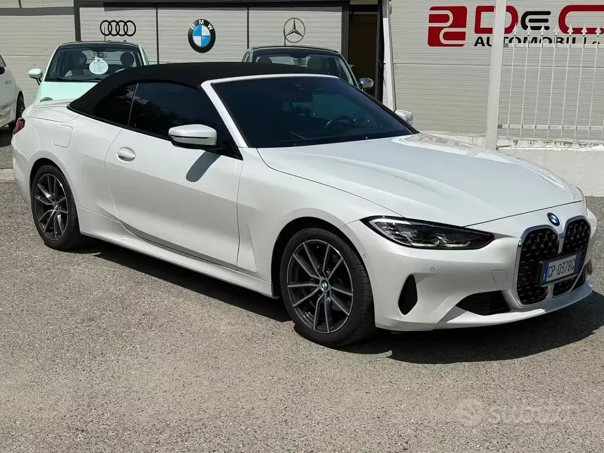 Usata BMW 420 Sport Line 184 CV (135 kW) 2023 Bianco Cabrio