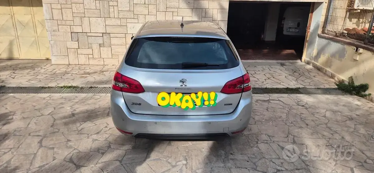 Usata Peugeot 308 SW 99 CV (72 kW) 2016 Grigio Station wagon