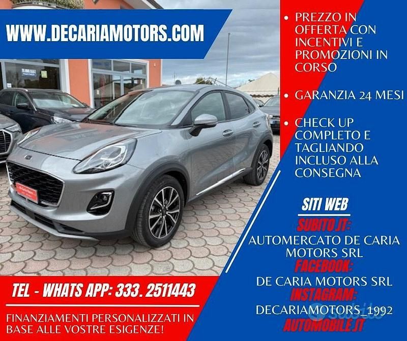 Usata Ford Puma Titanium 125 CV (91 kW) 2021 Grigio SUV