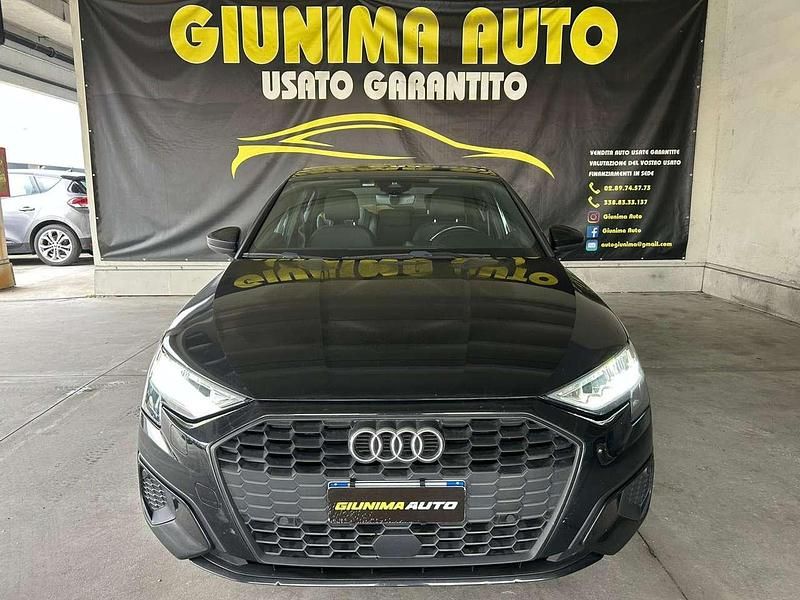 Usata Audi A3 Advanced 110 CV (80 kW) 2021 Nero Berlina