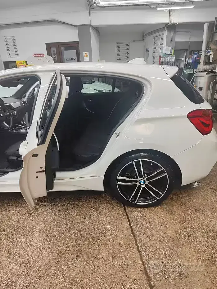 Usata BMW 118 M Sport 150 CV (110 kW) 2019 Bianco Berlina