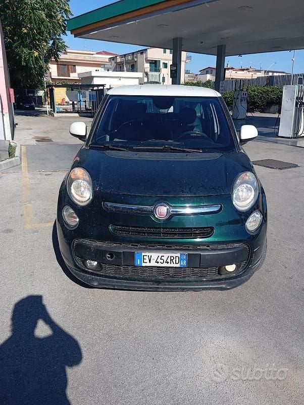Usata Fiat 500L Living 85 CV (62 kW) 2014 Verde Monovolume