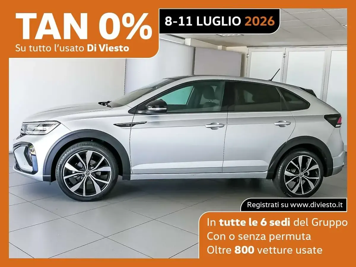 Usata VW Taigo R-line 150 CV (110 kW) 2023 Reflex silver metallizzato ner SUV