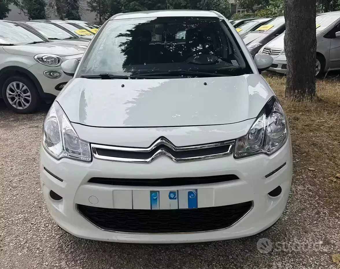 Usata Citroën C3 PureTech 68 CV (50 kW) 2015 Bianco Berlina