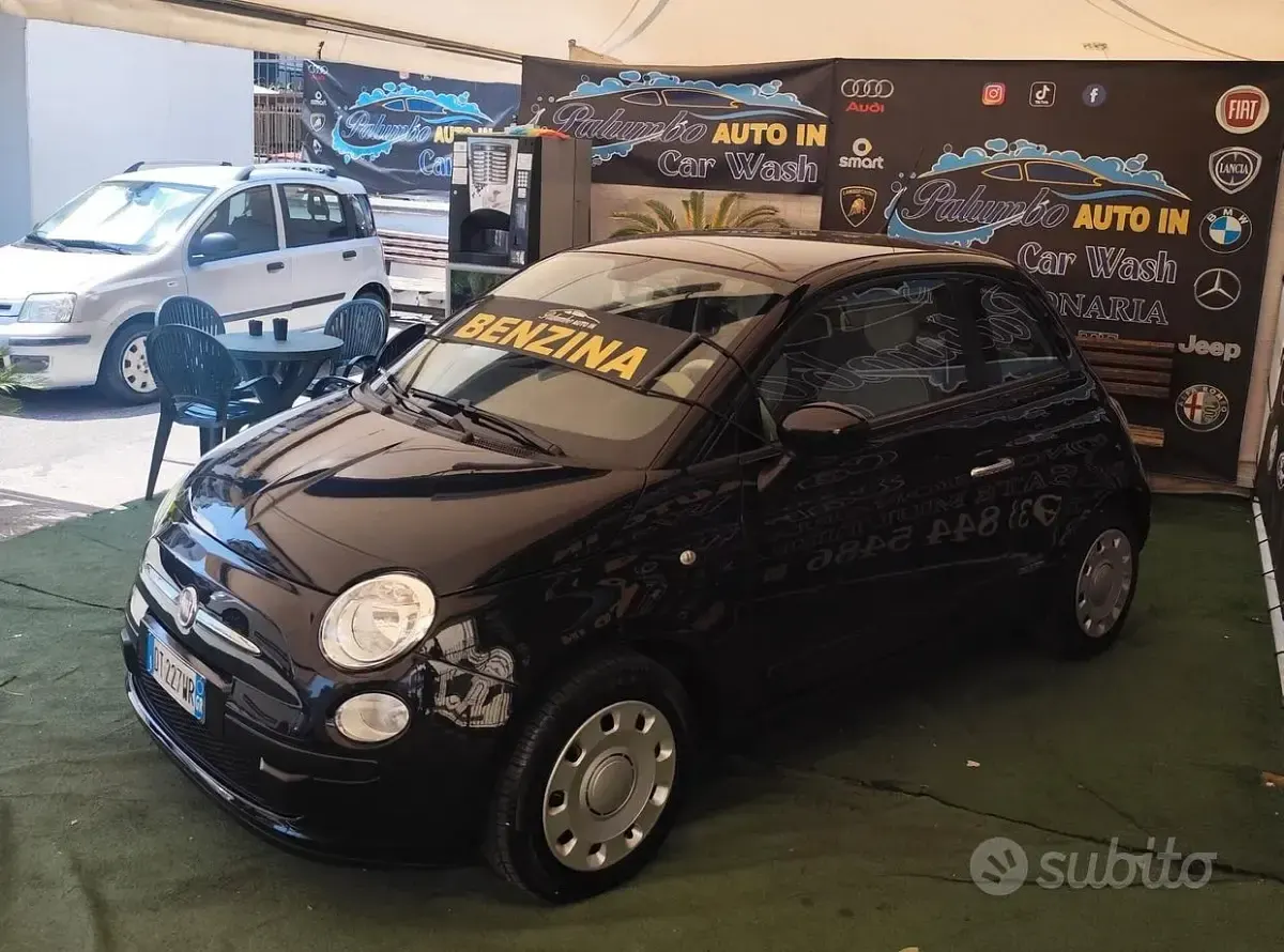 Usata Fiat 500 Pop 69 CV (50 kW) 2009 Nero Cabrio