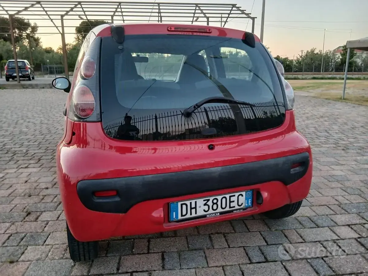 Usata Citroën C1 68 CV (50 kW) 2007 Rosso Utilitaria