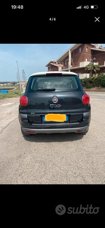 Usata Fiat 500L Cross 95 CV (69 kW) 2017 Grigio Monovolume