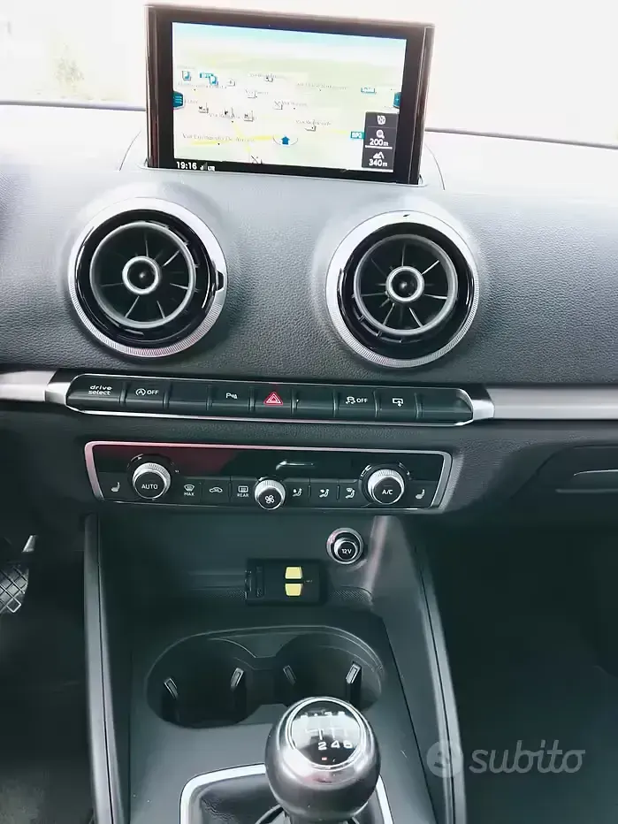 Usata Audi A3 150 CV (110 kW) 2016 Nero Berlina