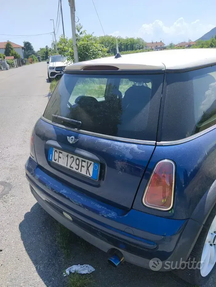 Usata Mini ONE 90 CV (66 kW) 2002 Blu Utilitaria