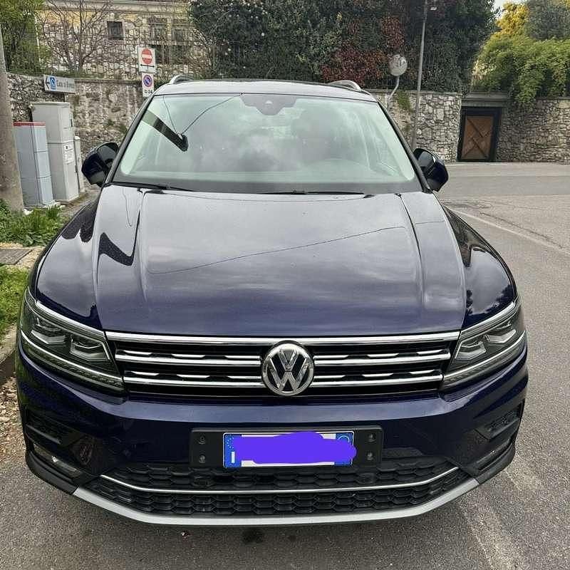 Usata VW Tiguan Advance 150 CV (110 kW) 2018 Blu SUV