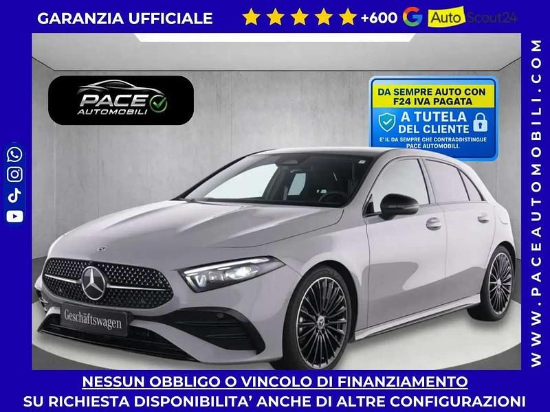 Usata Mercedes A180 AMG Line Premium Plus 136 CV (100 kW) 2025 Grigio pastello Berlina