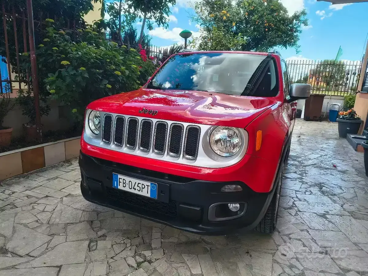 Usata Jeep Renegade 140 CV (102 kW) 2015 Rosso SUV