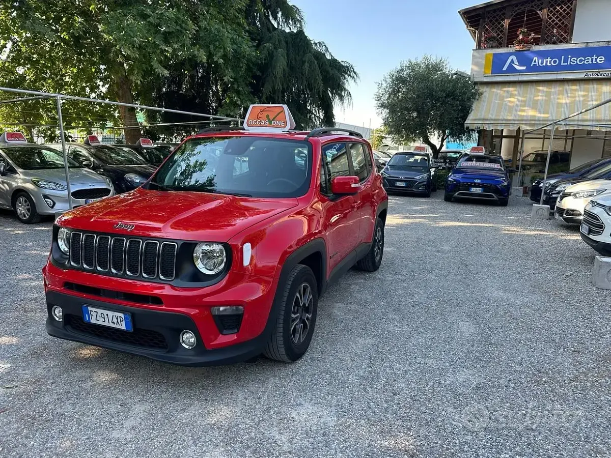Usata Jeep Renegade Limited 150 CV (110 kW) 2019 Rosso SUV