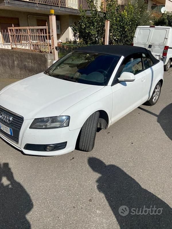 Usata Audi A3 Cabriolet 140 CV (102 kW) 2008 Bianco Cabrio