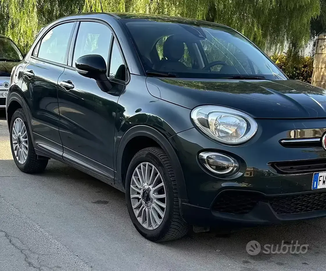 Usata Fiat 500X 95 CV (69 kW) 2019 Verde SUV