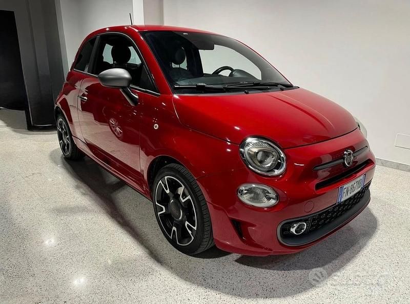Rosso Usata 2018 Fiat 500S Due volumi | 8200 € - Immagine 1/4