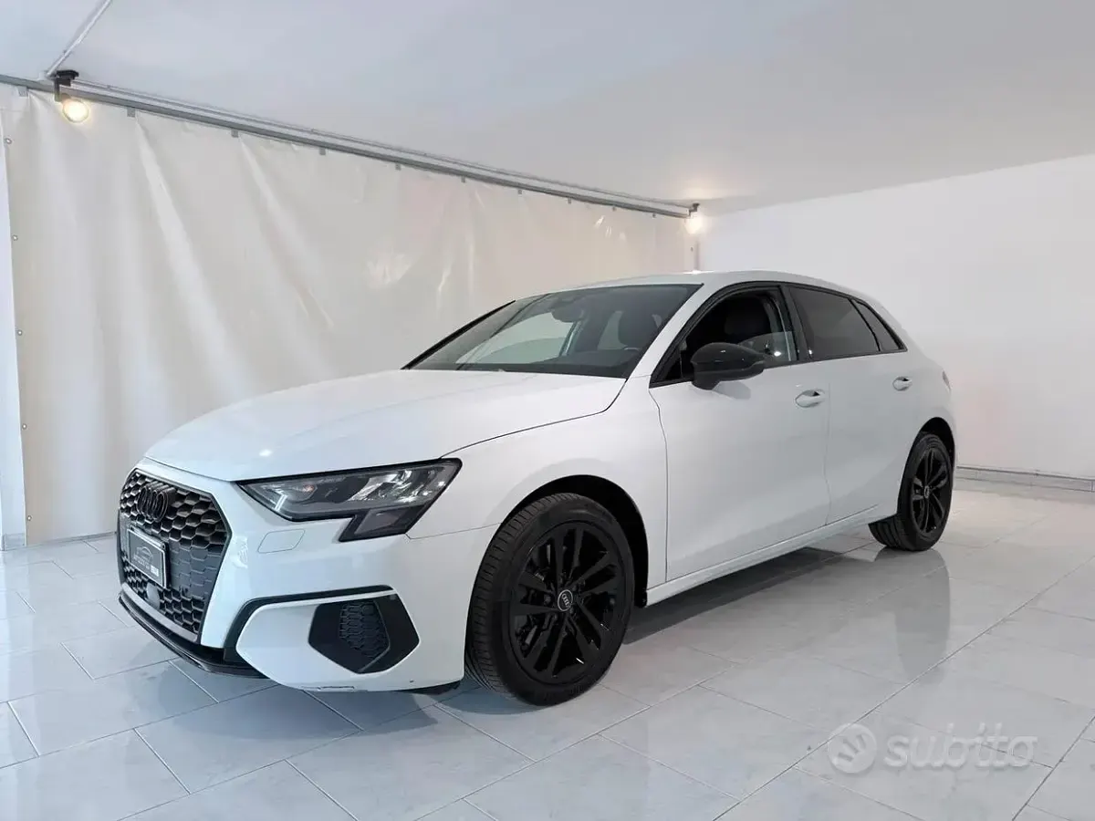Usata Audi A3 116 CV (85 kW) 2021 Bianco Berlina
