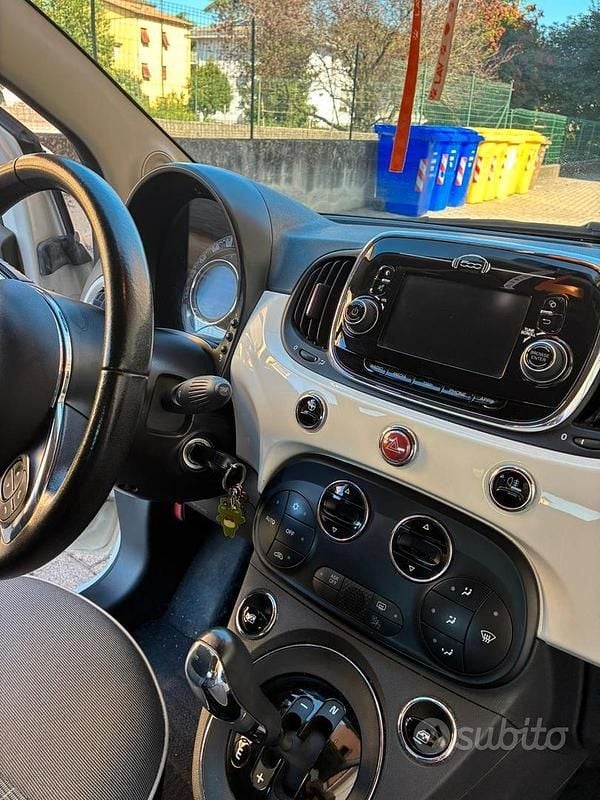 Usata Fiat 500 69 CV (50 kW) 2016 Bianco Cabrio
